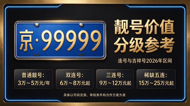 2026年最新京牌指标出租展示